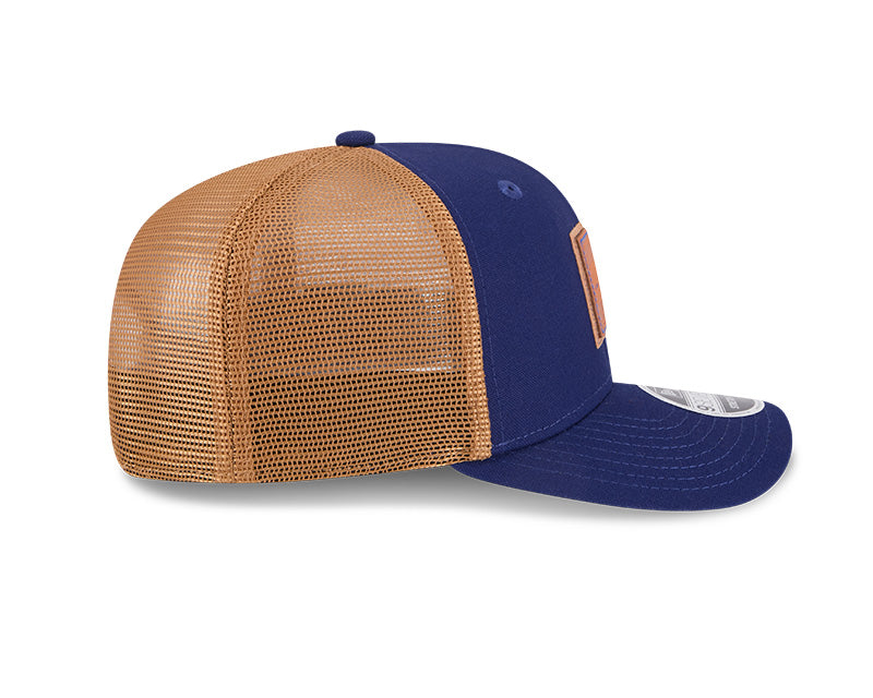 Los Angeles Dodgers Debossed 9SEVENTY Stretch-Snap Trucker Hat