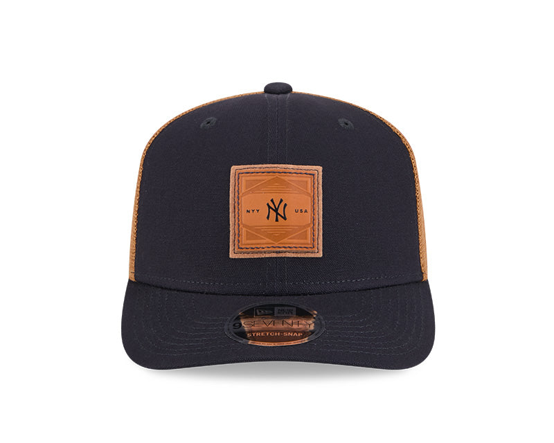 New York Yankees Debossed 9SEVENTY Stretch-Snap Trucker Hat