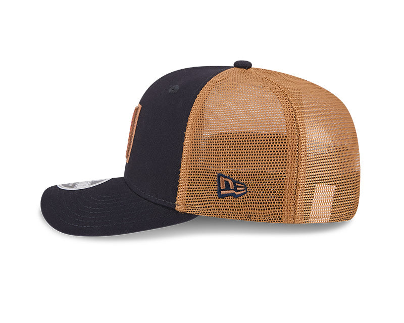 New York Yankees Debossed 9SEVENTY Stretch-Snap Trucker Hat