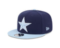 Dallas Cowboys Navy/Light Blue 2-Tone Color Pack 9FIFTY Snapback Hat