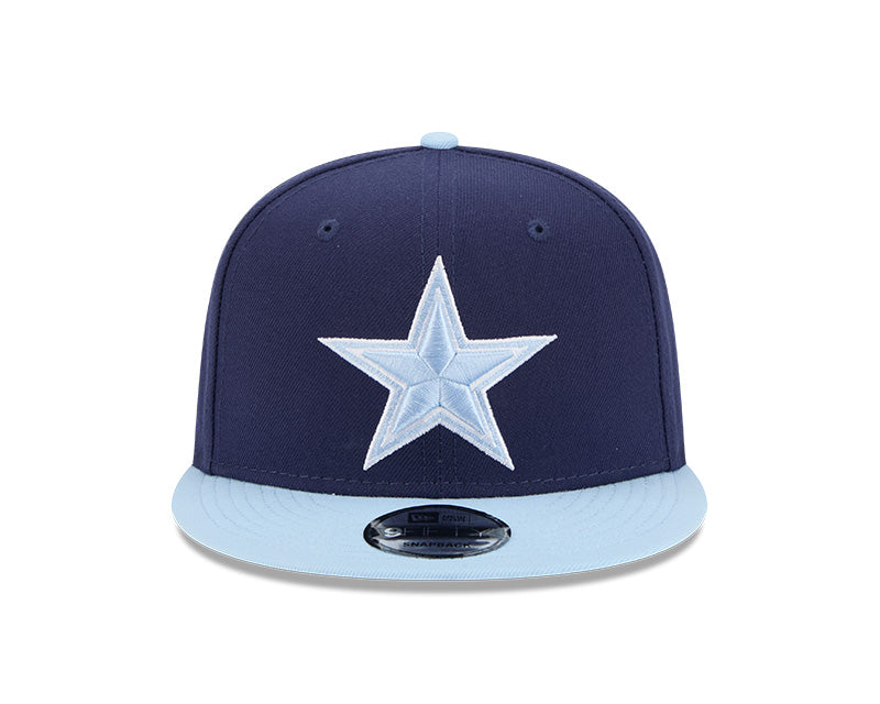 Dallas Cowboys Navy/Light Blue 2-Tone Color Pack 9FIFTY Snapback Hat