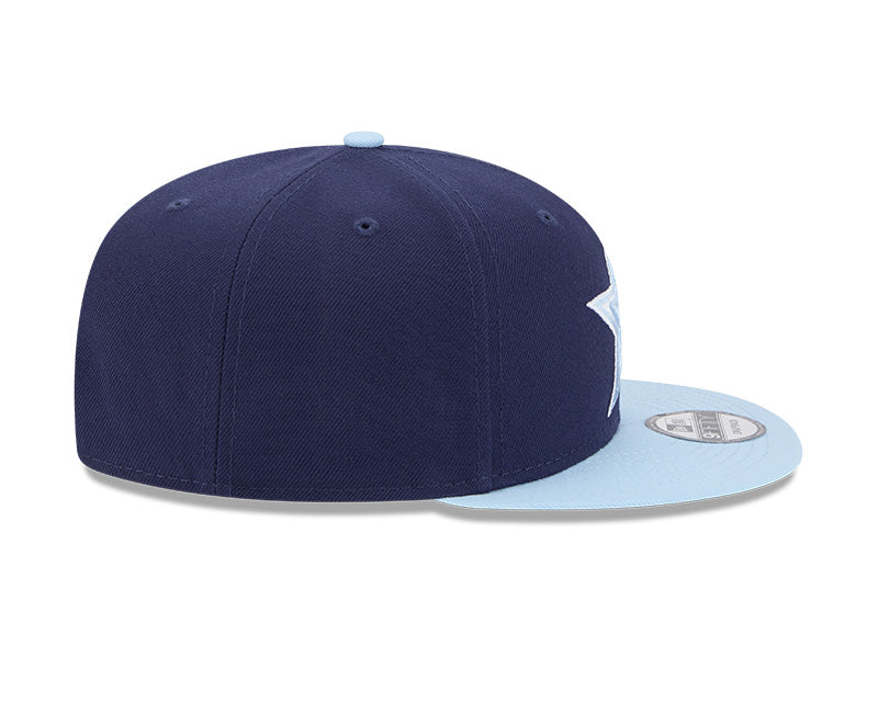 Dallas Cowboys Navy/Light Blue 2-Tone Color Pack 9FIFTY Snapback Hat