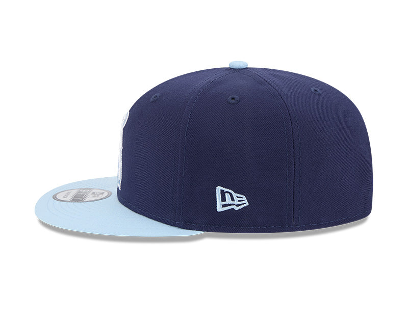 Los Angeles Angels Navy/Light Blue Color Pack Two-Tone 9FIFTY Snapback Hat