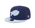 Buffalo Bills Navy/Light Blue 2-Tone Color Pack 9FIFTY Snapback Hat