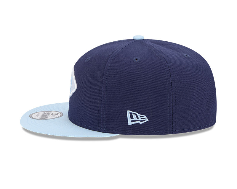 Kansas City Chiefs Navy/Light Blue 2-Tone Color Pack 9FIFTY Snapback Hat