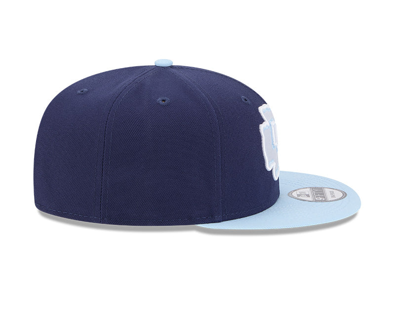 Kansas City Chiefs Navy/Light Blue 2-Tone Color Pack 9FIFTY Snapback Hat