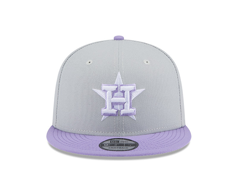 Houston Astros Grey/Purple 2-Tone 9FIFTY Snapback Hat