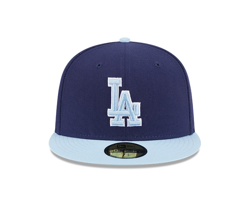 Los Angeles Dodgers Navy/Light Blue Color Pack 2-Tone 59FIFTY Fitted Hat