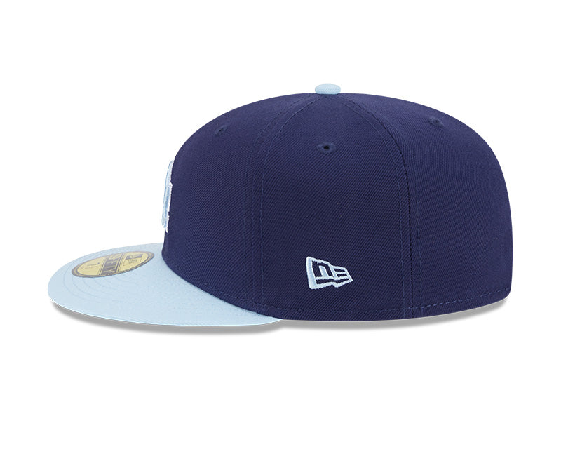 Los Angeles Dodgers Navy/Light Blue Color Pack 2-Tone 59FIFTY Fitted Hat