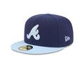 Atlanta Braves Navy/Light Blue Color Pack 2-Tone 59FIFTY Fitted Hat