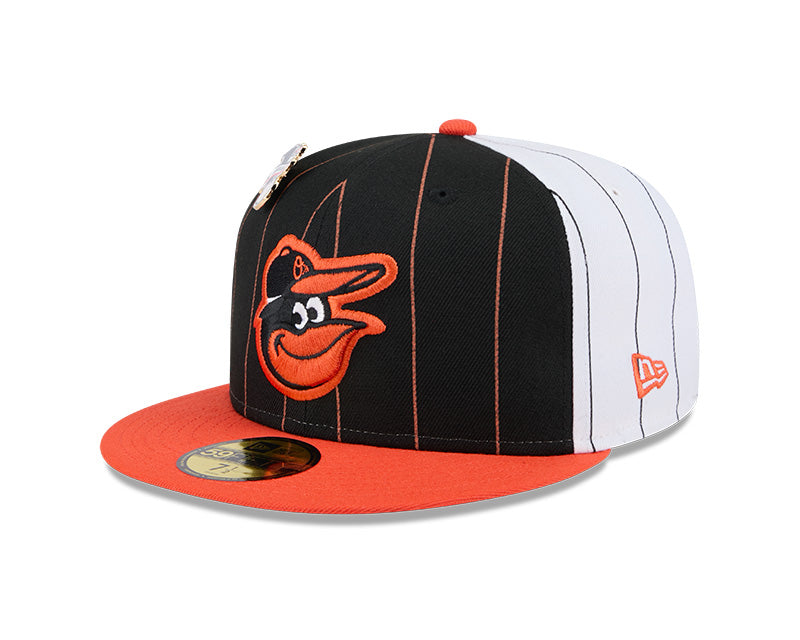 Baltimore Orioles Pinstripe 59FIFTY Fitted Hat