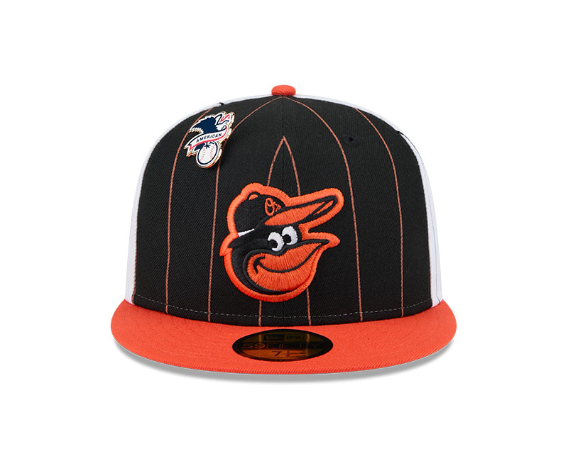 Baltimore Orioles Pinstripe 59FIFTY Fitted Hat