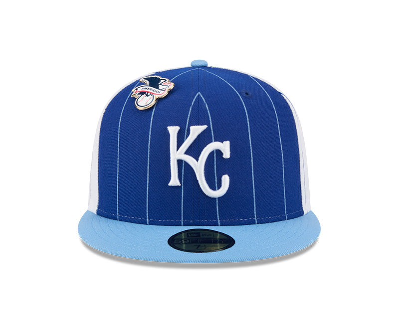 Kansas City Royals Pinstripe 59FIFTY Fitted Hat