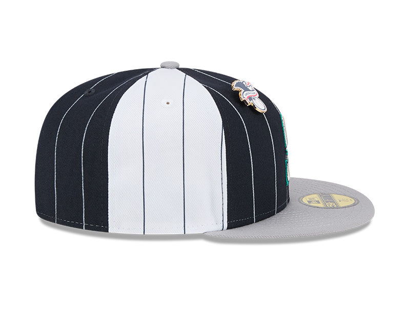 Seattle Mariners Pinstripe 59FIFTY Fitted Hat