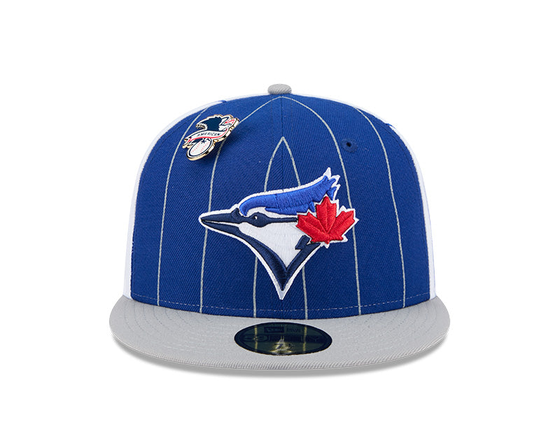 Toronto Blue Jays Pinstripe 59FIFTY Fitted Hat