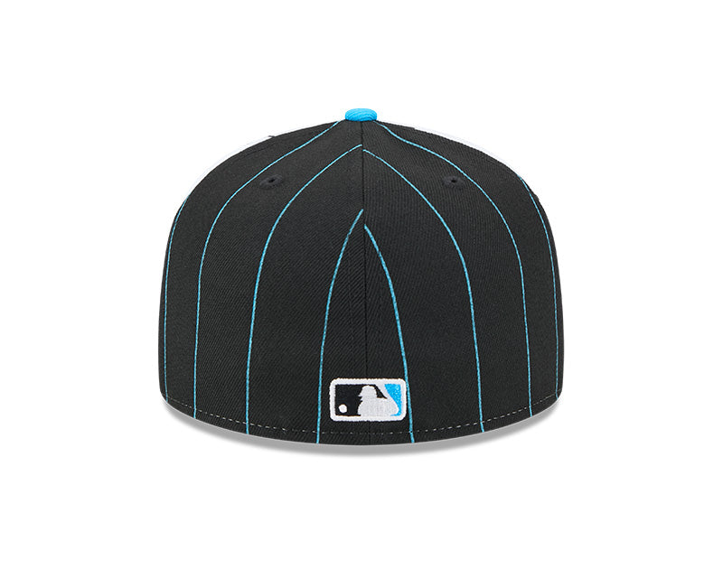 Miami Marlins Pinstripe 59FIFTY Fitted Hat