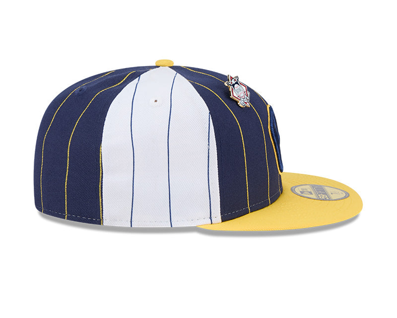 Milwaukee Brewers Pinstripe 59FIFTY Fitted Hat