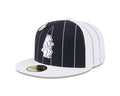 Chicago Cubs Pinstripe 59FIFTY Fitted Hat