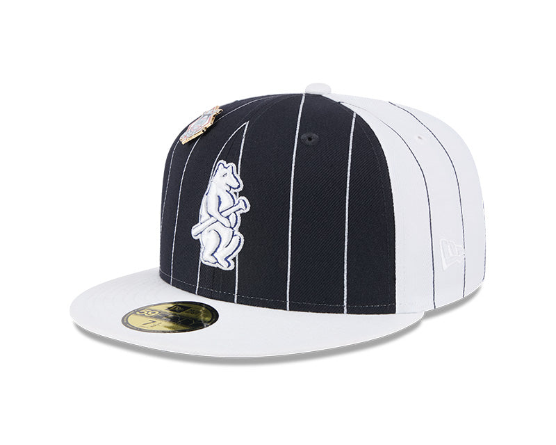 Chicago Cubs Pinstripe 59FIFTY Fitted Hat