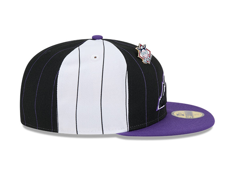 Colorado Rockies Pinstripe 59FIFTY Fitted Hat