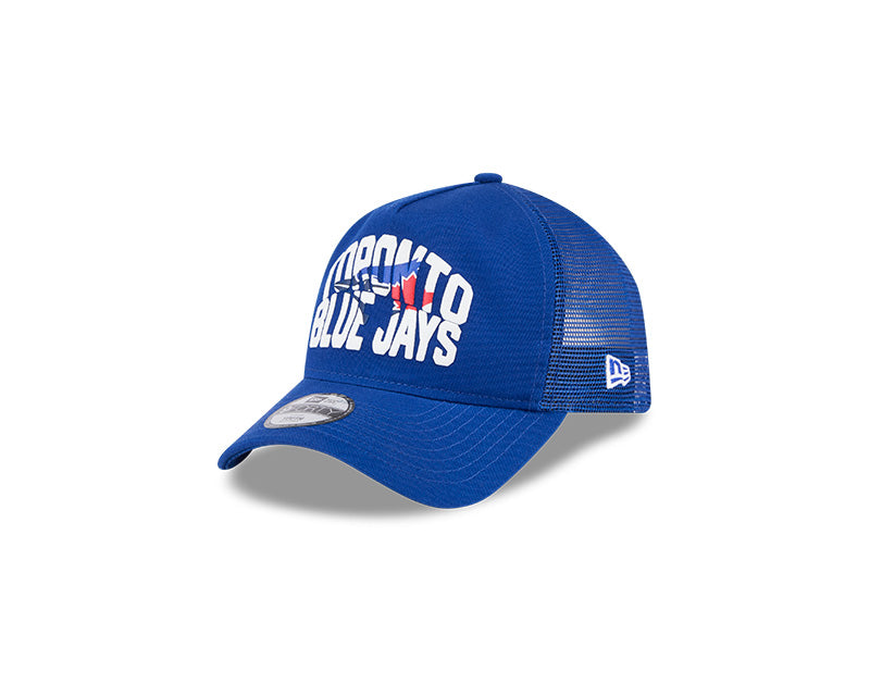 Toronto Blue Jays Kids Chalk 9FORTY A-Frame Trucker Hat