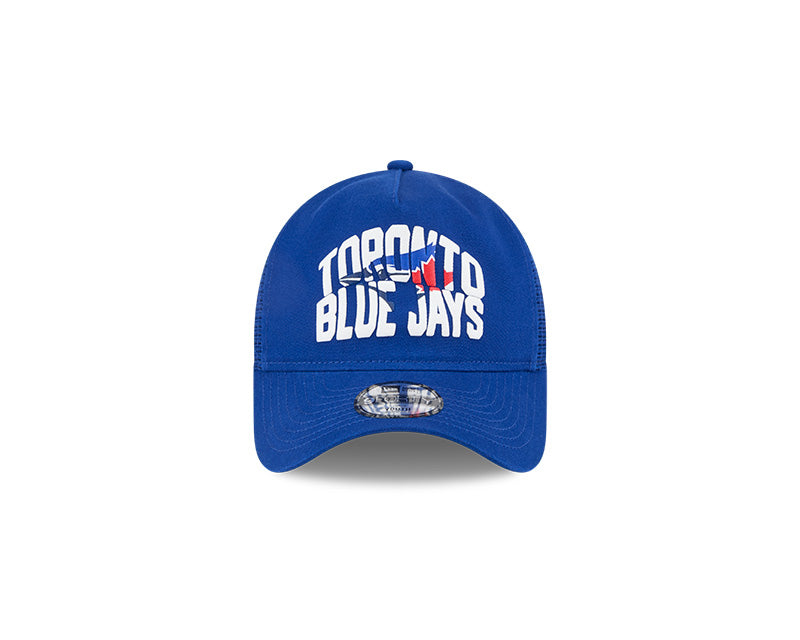 Toronto Blue Jays Kids Chalk 9FORTY A-Frame Trucker Hat