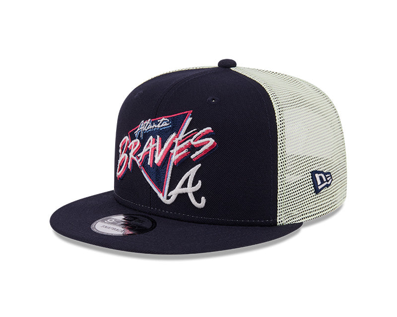 Atlanta Braves Glow-In-The-Dark 9FIFTY Trucker Hat
