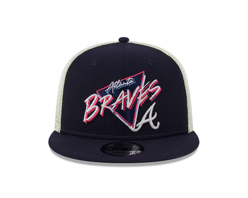 Atlanta Braves Glow-In-The-Dark 9FIFTY Trucker Hat