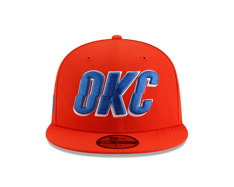 New Era Oklahoma City Thunder 2025 Statement Edition 59FIFTY Fitted Hat