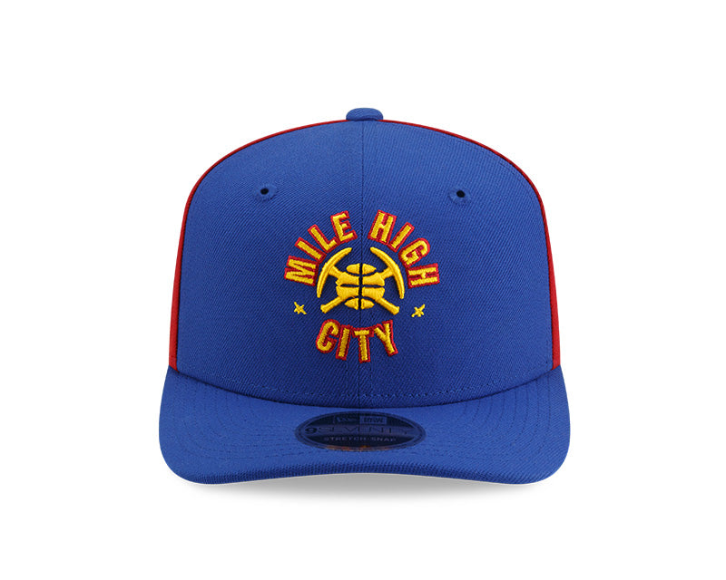 New Era Denver Nuggets Statement Edition 9SEVENTY Stretch-Snap Hat