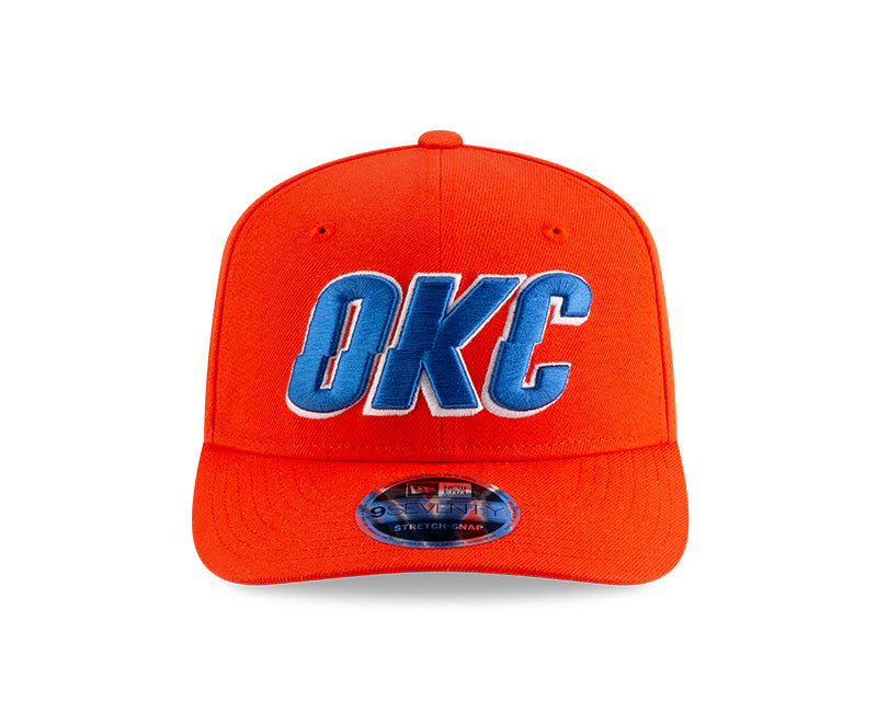 New Era Oklahoma City Thunder Statement Edition 9SEVENTY Stretch-Snap Hat