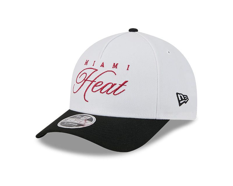 Miami Heat 2025 Draft 9FORTY M-Crown A-Frame Snapback
