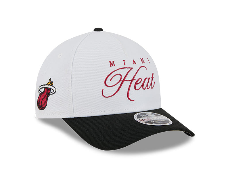 Miami Heat 2025 Draft 9FORTY M-Crown A-Frame Snapback