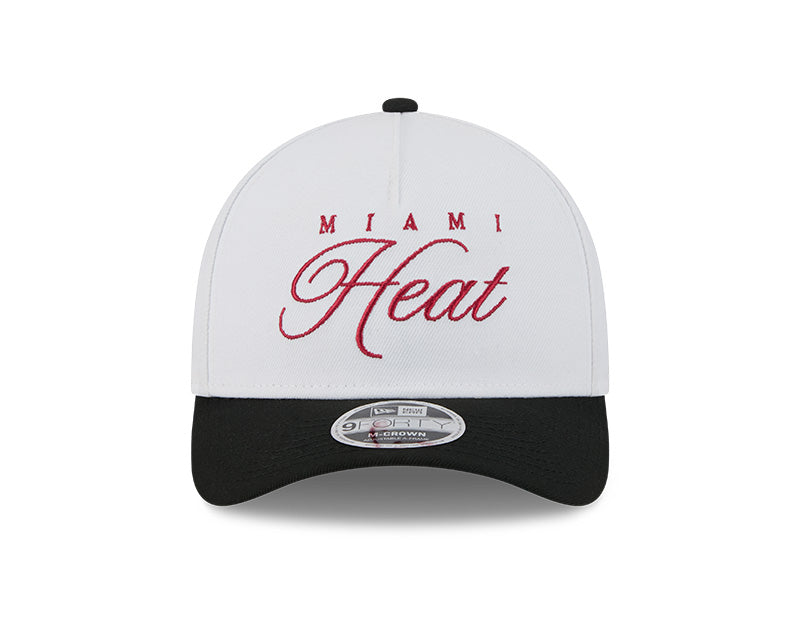 Miami Heat 2025 Draft 9FORTY M-Crown A-Frame Snapback