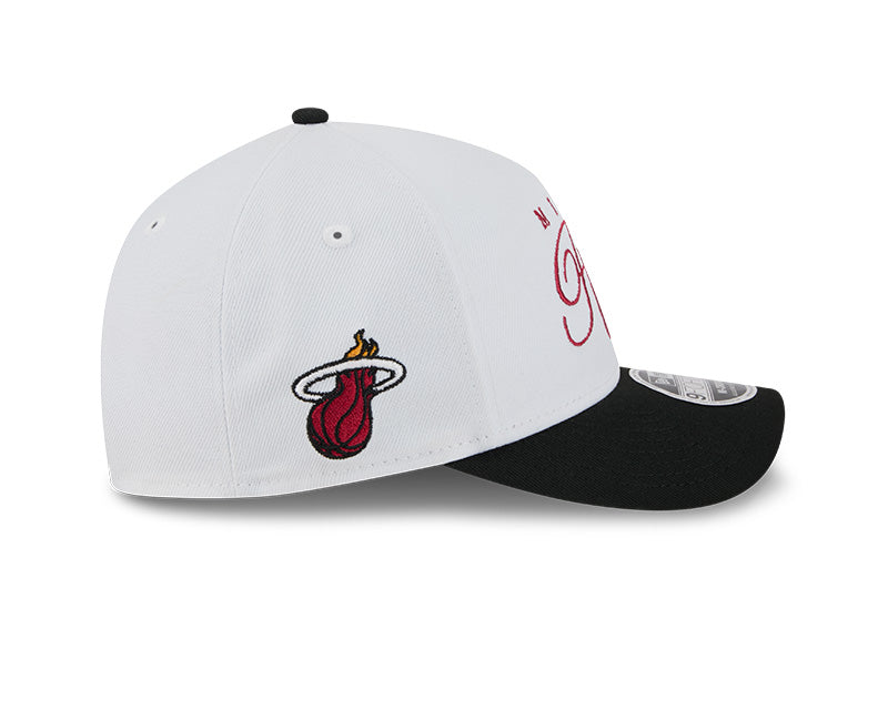 Miami Heat 2025 Draft 9FORTY M-Crown A-Frame Snapback