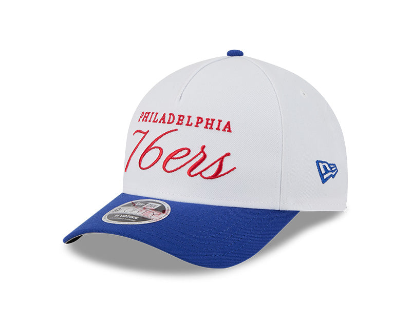 Philadelphia 76ers 2025 Draft 9FORTY M-Crown A-Frame Snapback