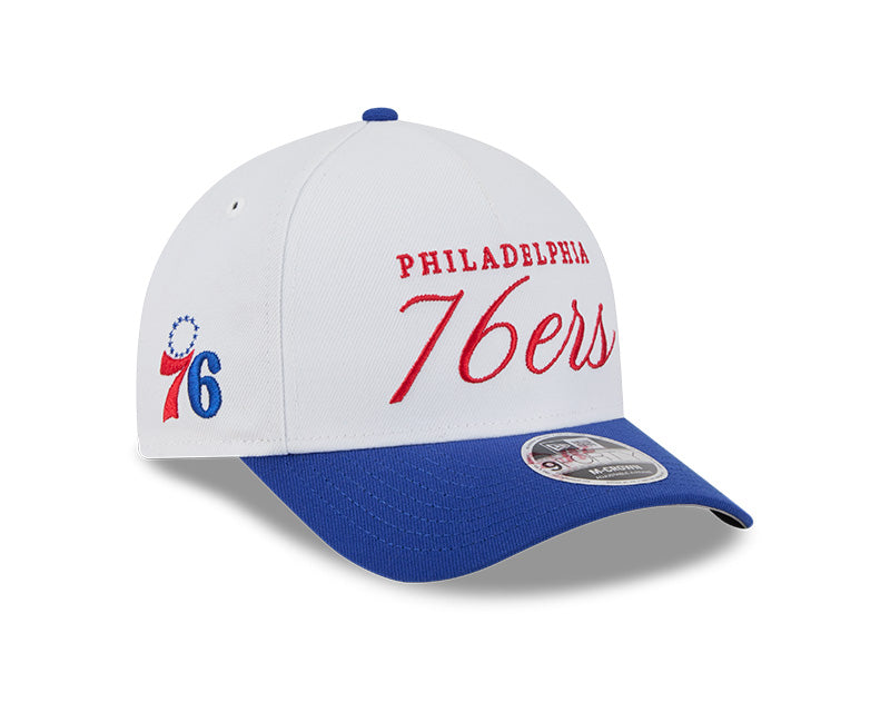 Philadelphia 76ers 2025 Draft 9FORTY M-Crown A-Frame Snapback