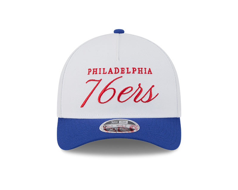 Philadelphia 76ers 2025 Draft 9FORTY M-Crown A-Frame Snapback
