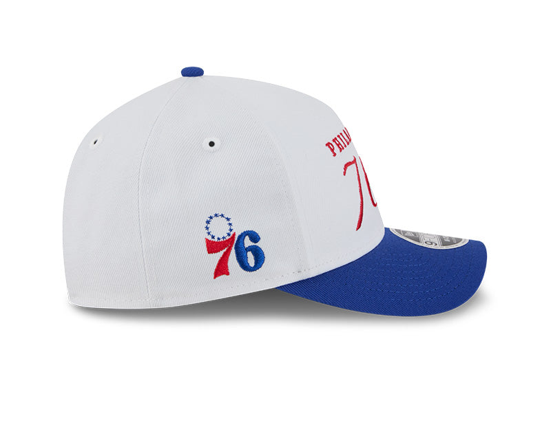 Philadelphia 76ers 2025 Draft 9FORTY M-Crown A-Frame Snapback