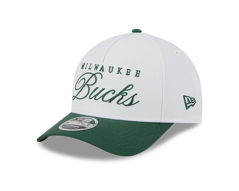 Milwaukee Bucks 2025 Draft 9FORTY M-Crown A-Frame Snapback