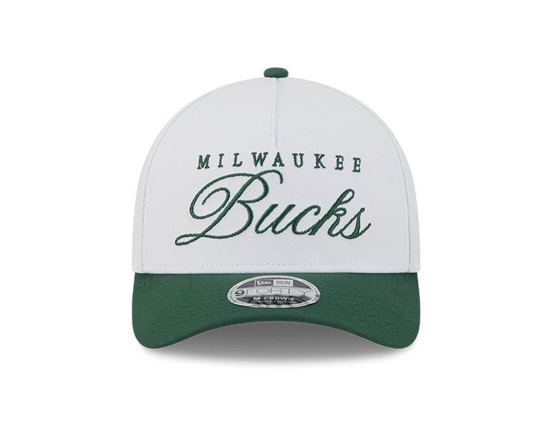 Milwaukee Bucks 2025 Draft 9FORTY M-Crown A-Frame Snapback
