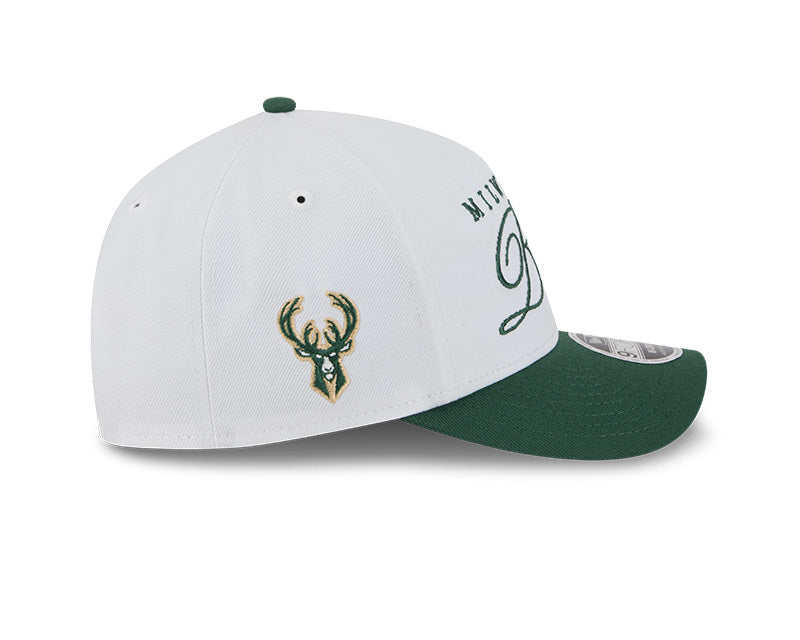 Milwaukee Bucks 2025 Draft 9FORTY M-Crown A-Frame Snapback