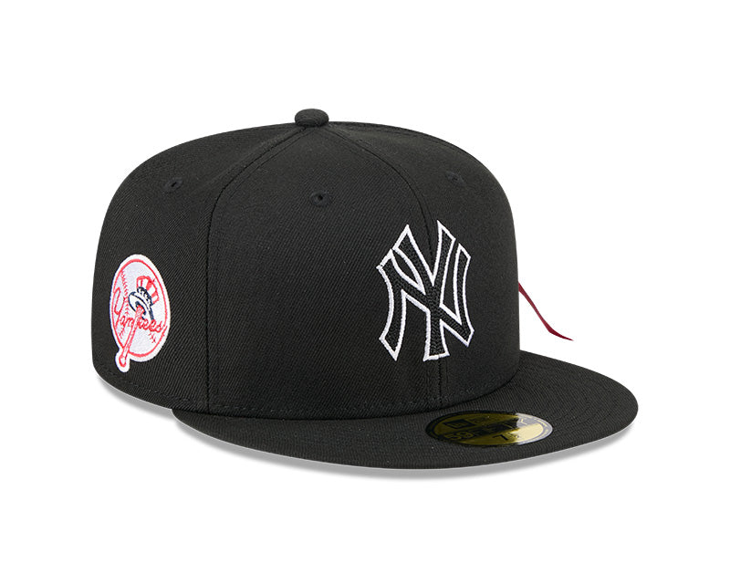 New Era New York Yankees Alpha Industries Black 59FIFTY Fitted Hat