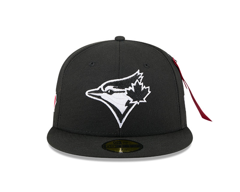 New Era Toronto Blue Jays Alpha Industries Black 59FIFTY Fitted Hat