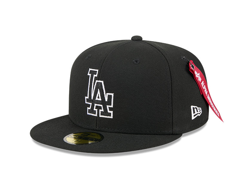 New Era Los Angeles Dodgers Alpha Industries Black 59FIFTY Fitted Hat
