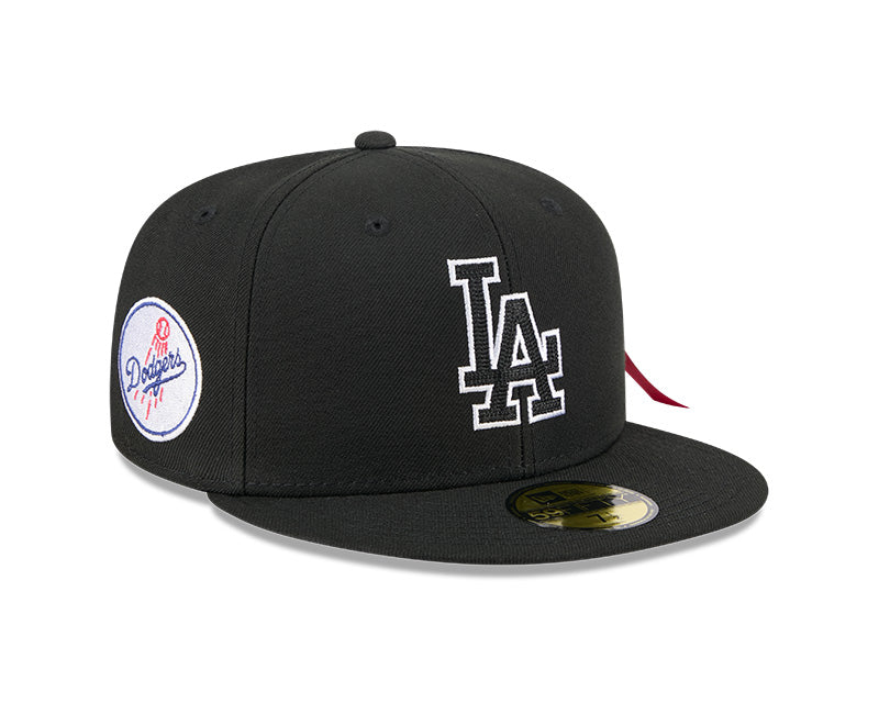 New Era Los Angeles Dodgers Alpha Industries Black 59FIFTY Fitted Hat