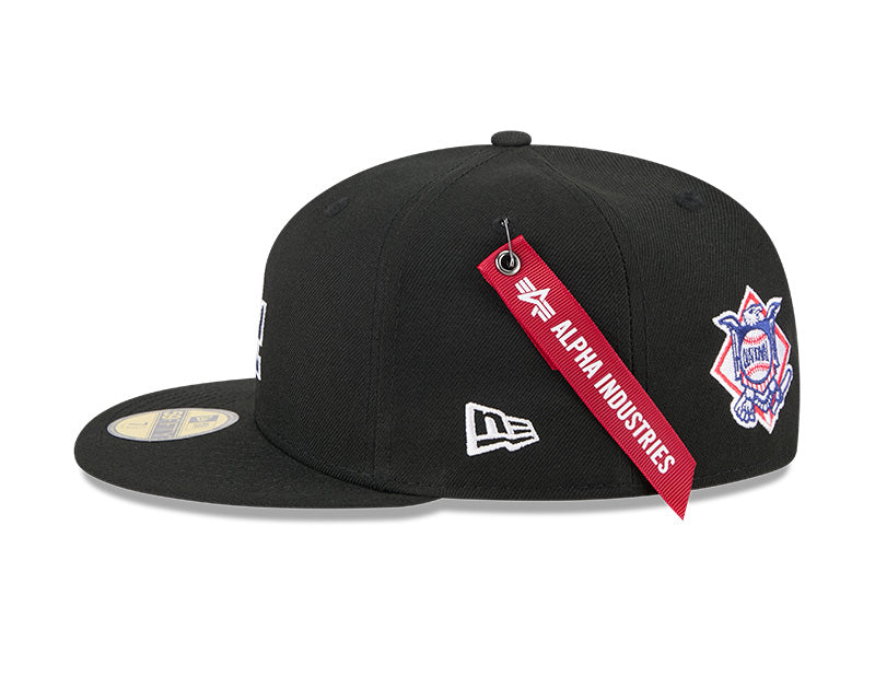 New Era Los Angeles Dodgers Alpha Industries Black 59FIFTY Fitted Hat