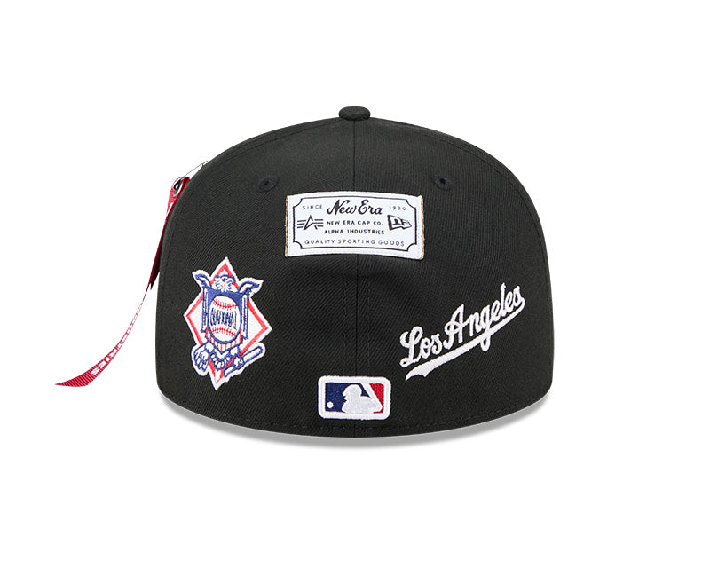 New Era Los Angeles Dodgers Alpha Industries Black 59FIFTY Fitted Hat