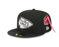 New Era Kansas City Chiefs Alpha Industries Black 59FIFTY Fitted Hat