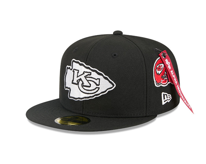 New Era Kansas City Chiefs Alpha Industries Black 59FIFTY Fitted Hat